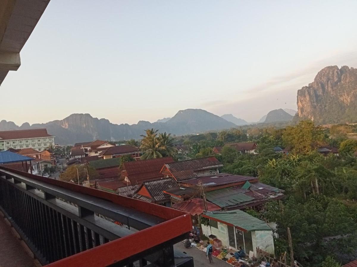 Bountang Mountain View Riverside Hotel วังเวียง ภายนอก รูปภาพ
