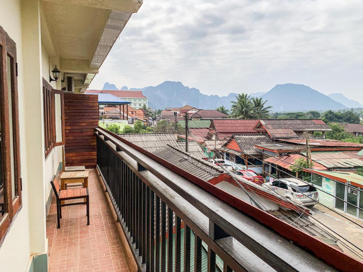Bountang Mountain View Riverside Hotel วังเวียง ภายนอก รูปภาพ