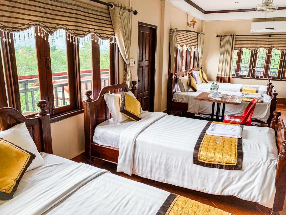 Bountang Mountain View Riverside Hotel วังเวียง ภายนอก รูปภาพ