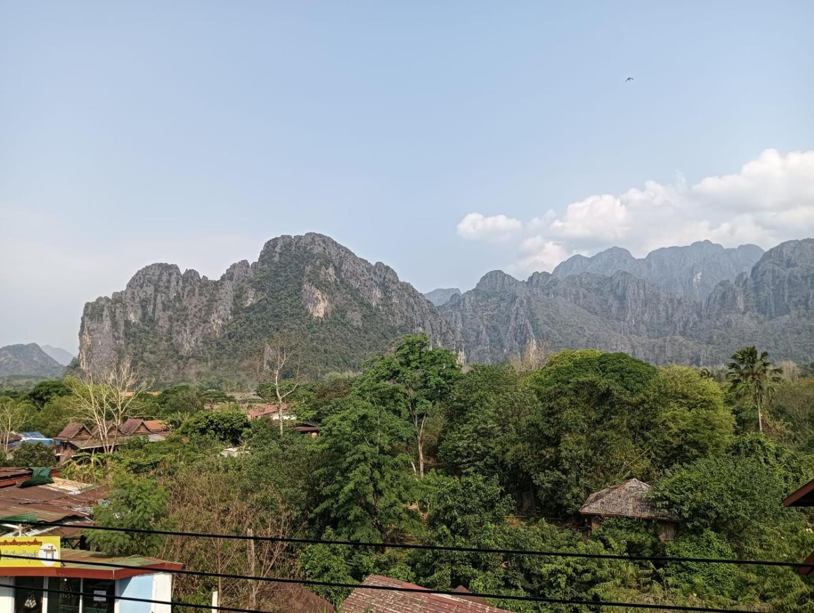 Bountang Mountain View Riverside Hotel วังเวียง ภายนอก รูปภาพ
